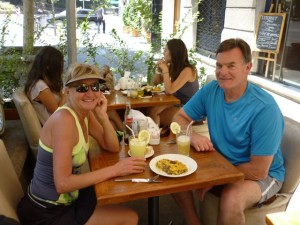 Sidewalk cafes are everywhere, and I want to enjoy every one of them!