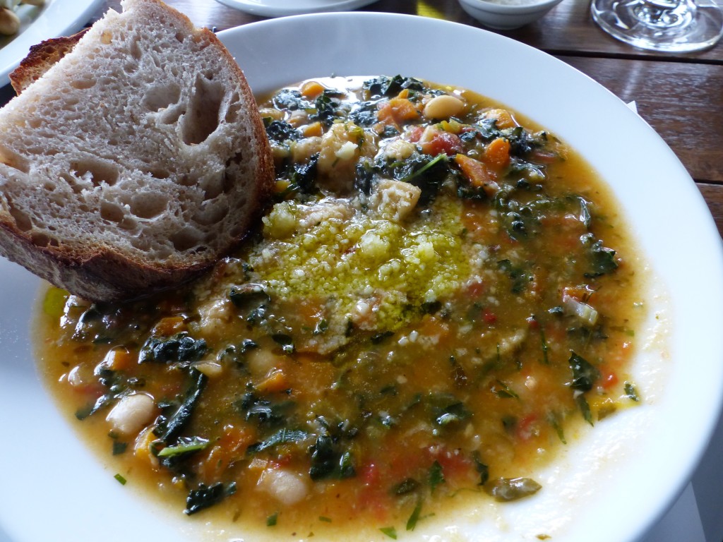 Bauernbrot and soup